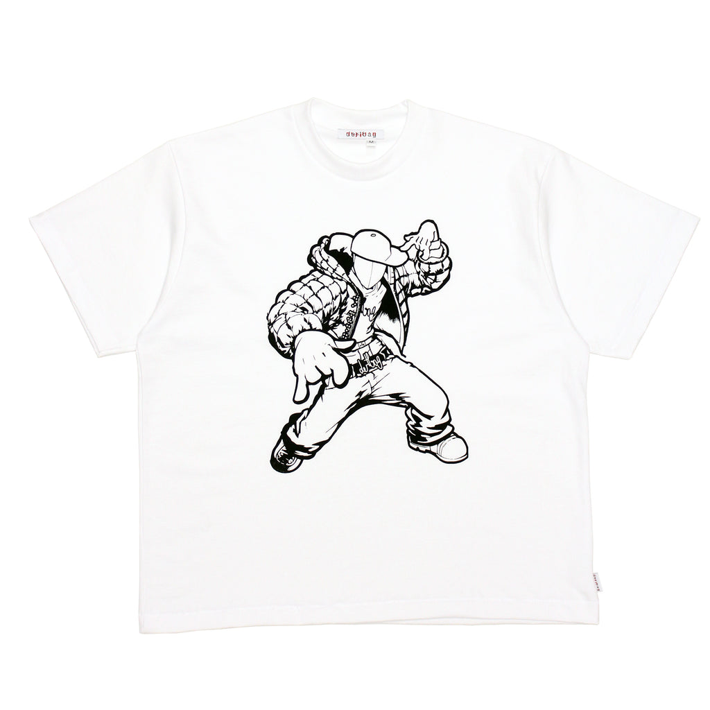 dertbag Man1 Single Stitch Tee (White)