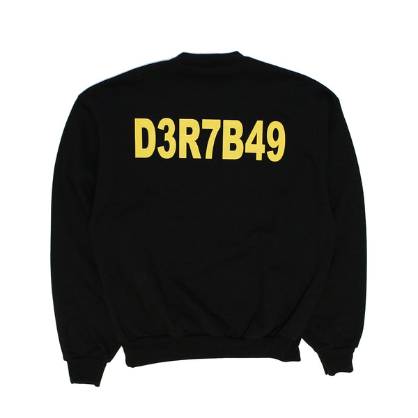 D3R7B49 Crewneck (Black)