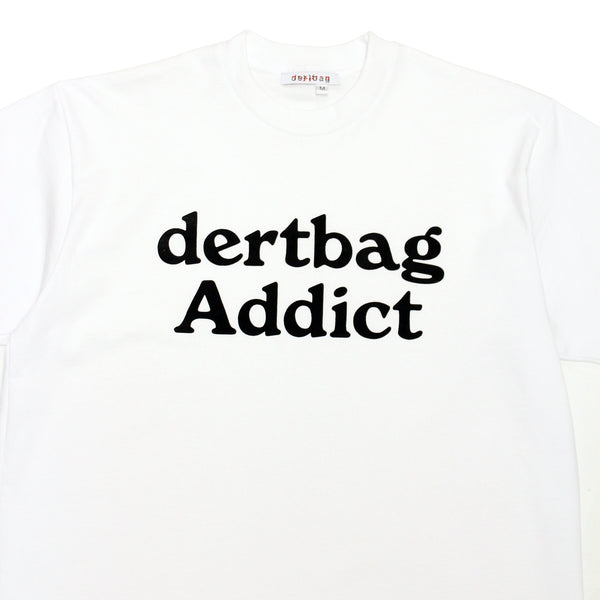 dertbag Addict Single Stitch Tee (White)