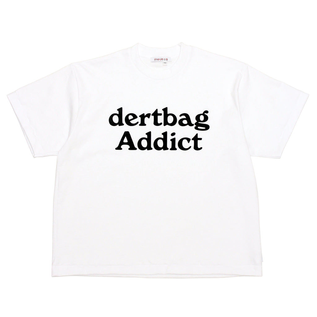 dertbag Addict Single Stitch Tee (White)