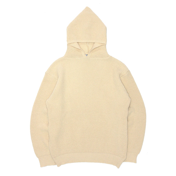 Divine Energy Hooded Knit Shaker Sweater (Natural)