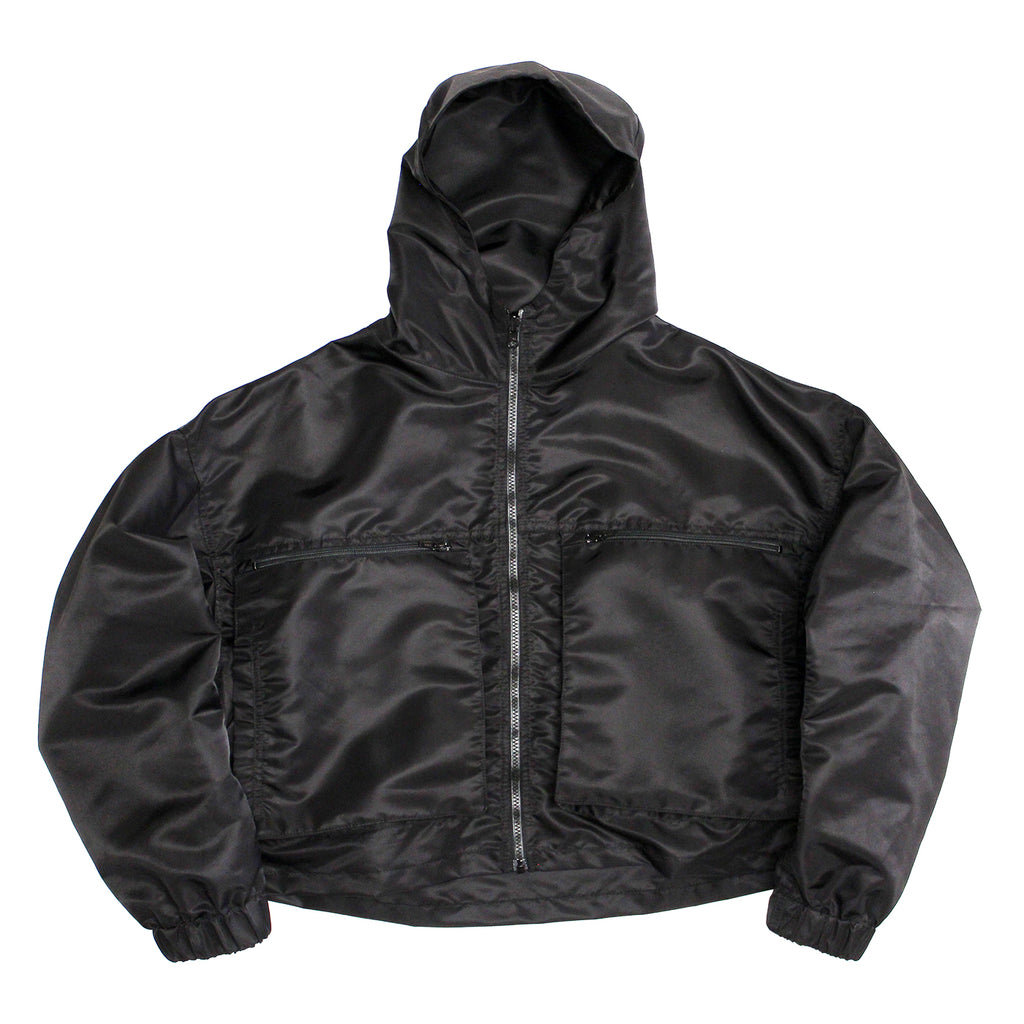 Shorty Nylon Jacket (Black) – dertbag